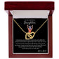My Baby Girl - Interlocking Hearts Necklace For Daughter