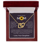 I Am Beyond Blessed - Interlocking Hearts Necklace For Mom