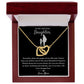 One Of The Most Beautiful Chapters - Interlocking Hearts Necklace For Daughter