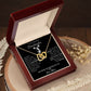 More Capable Than You Think - Interlocking Hearts Necklace For Cheerleader Daughter
