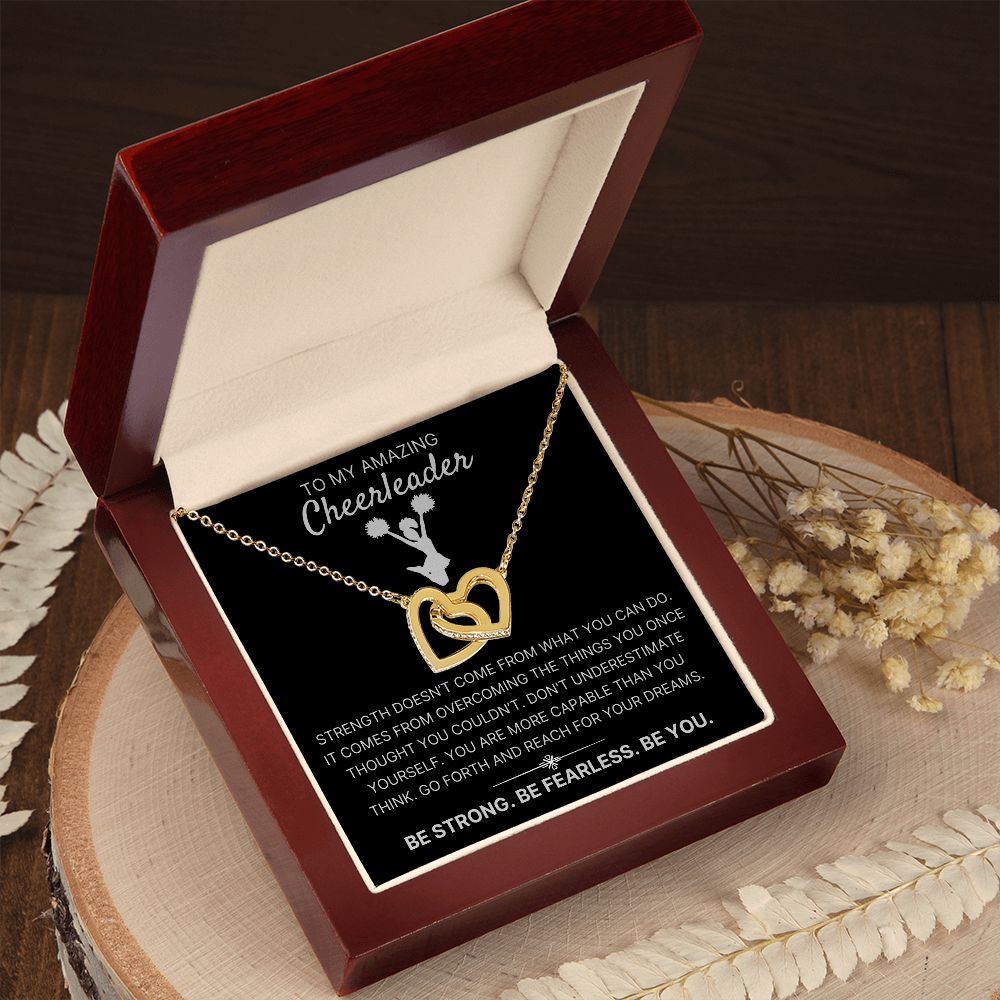 More Capable Than You Think - Interlocking Hearts Necklace For Cheerleader