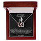 I Believe In You - Interlocking Hearts Necklace For Daughter