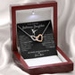 Reach For Your Dreams - Interlocking Hearts Necklace For Ballerina Daughter