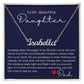 Feel My Love - Custom Name Necklace For Daughter