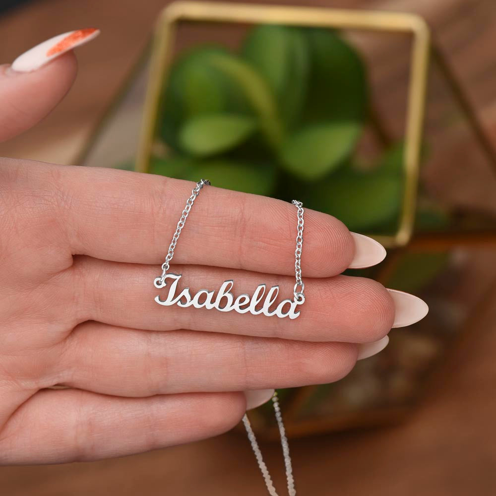 I'll Always Be There - Custom Name Necklace For Daughter