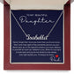 Right Beside You - Custom Name Necklace For Daughter