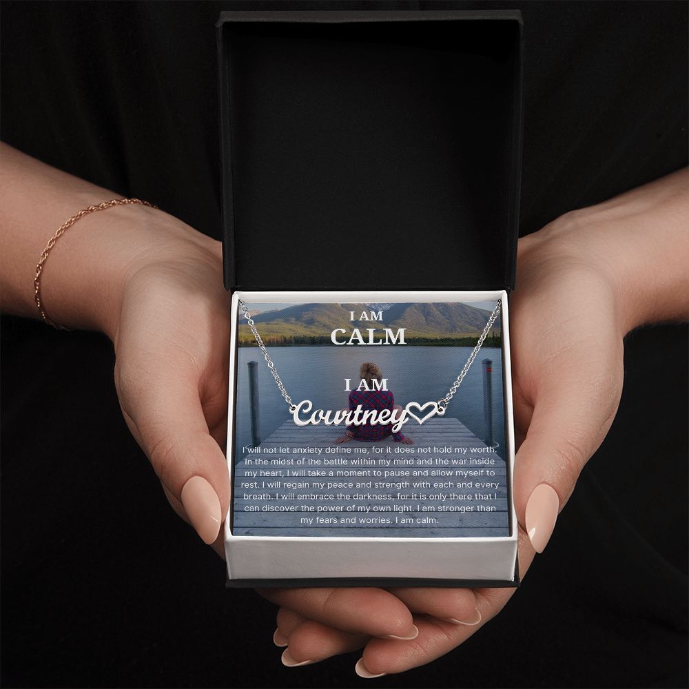 I Am Calm Identity Necklace