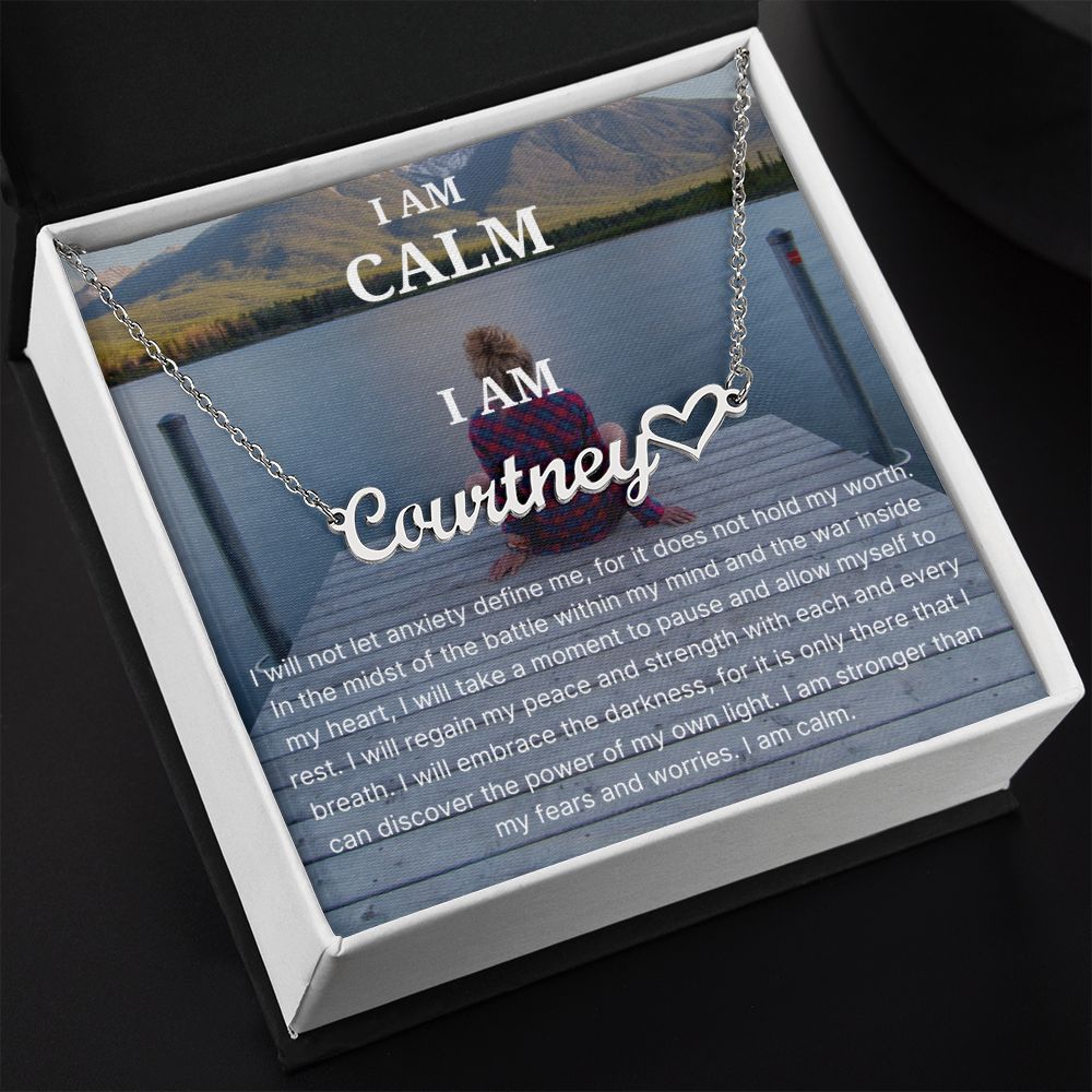 I Am Calm Identity Necklace