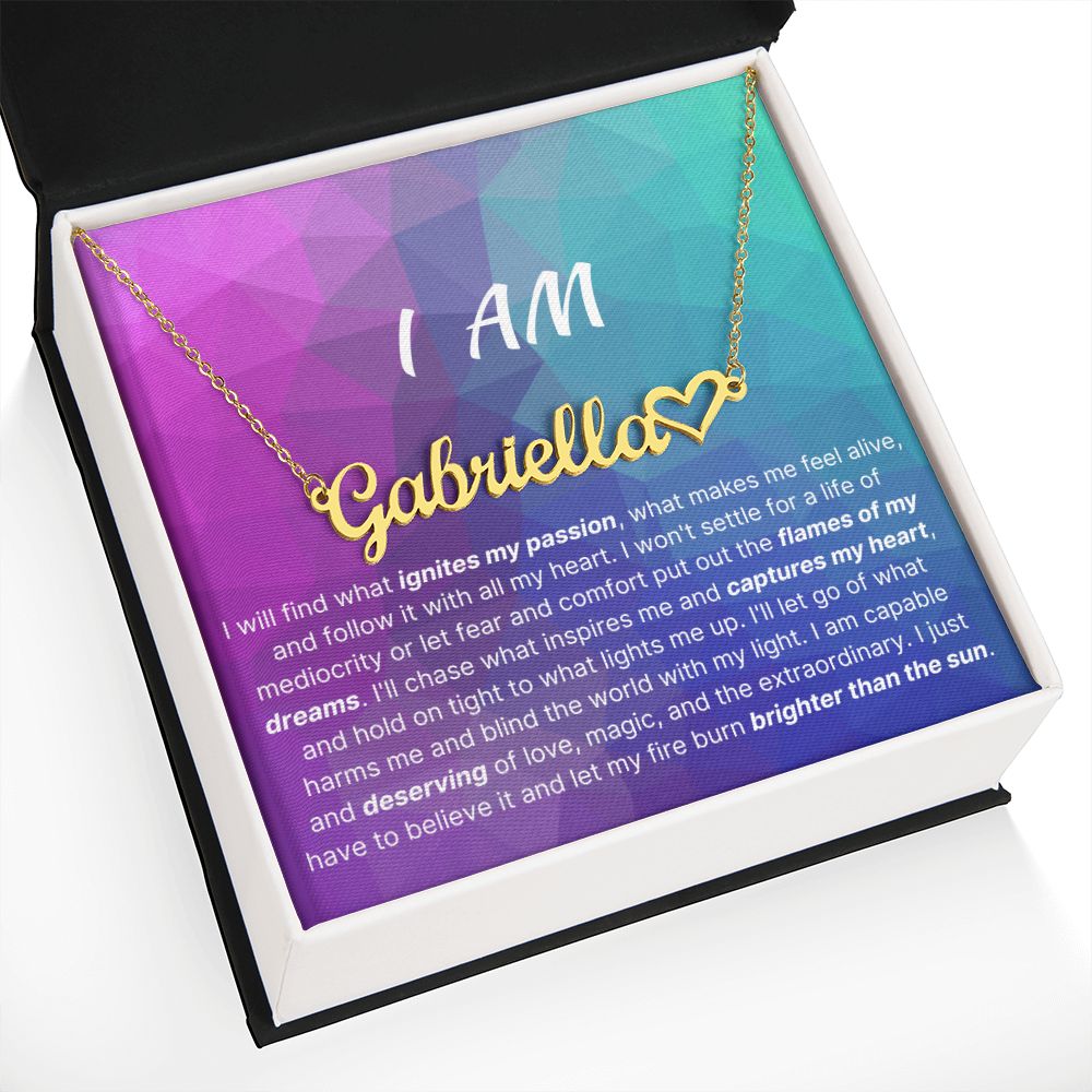Flames Of My Dreams Identity Necklace