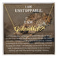 I Am Unstoppable Identity Necklace