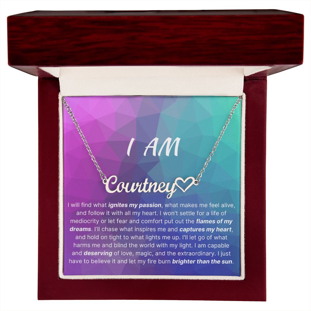 Flames Of My Dreams Identity Necklace