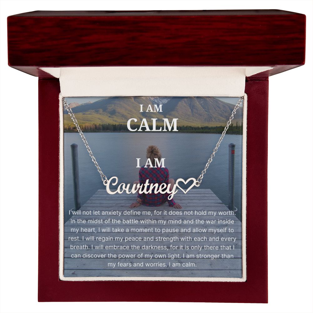 I Am Calm Identity Necklace
