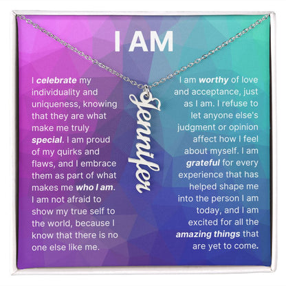 The "I Am" Necklace - A Celebration Of You