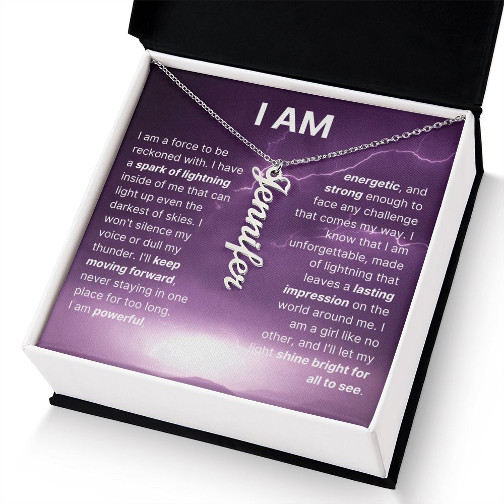 The "I Am" Necklace - I'll Shine Bright For All To See