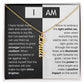 The "I Am" Necklace - Black & White Inspiration