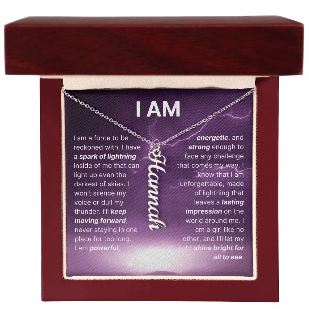 The "I Am" Necklace - I'll Shine Bright For All To See