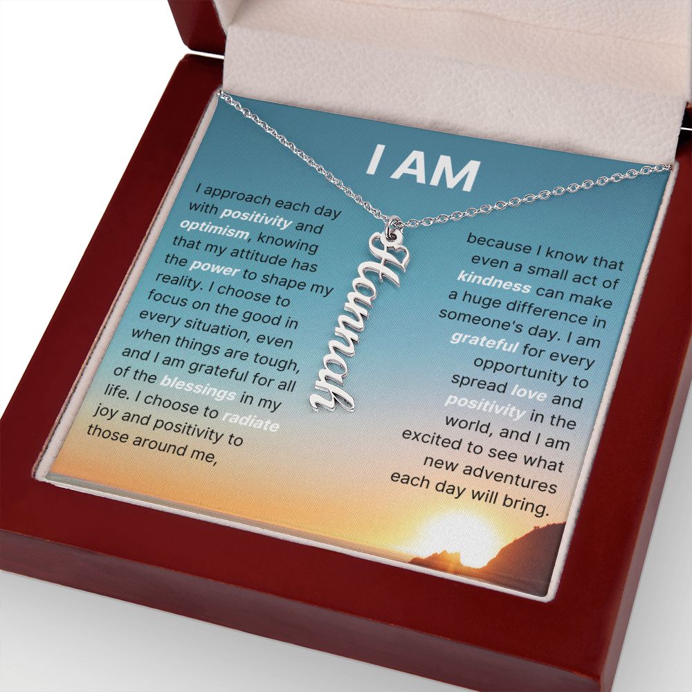 The "I Am" Necklace - Power To Shape My Reality