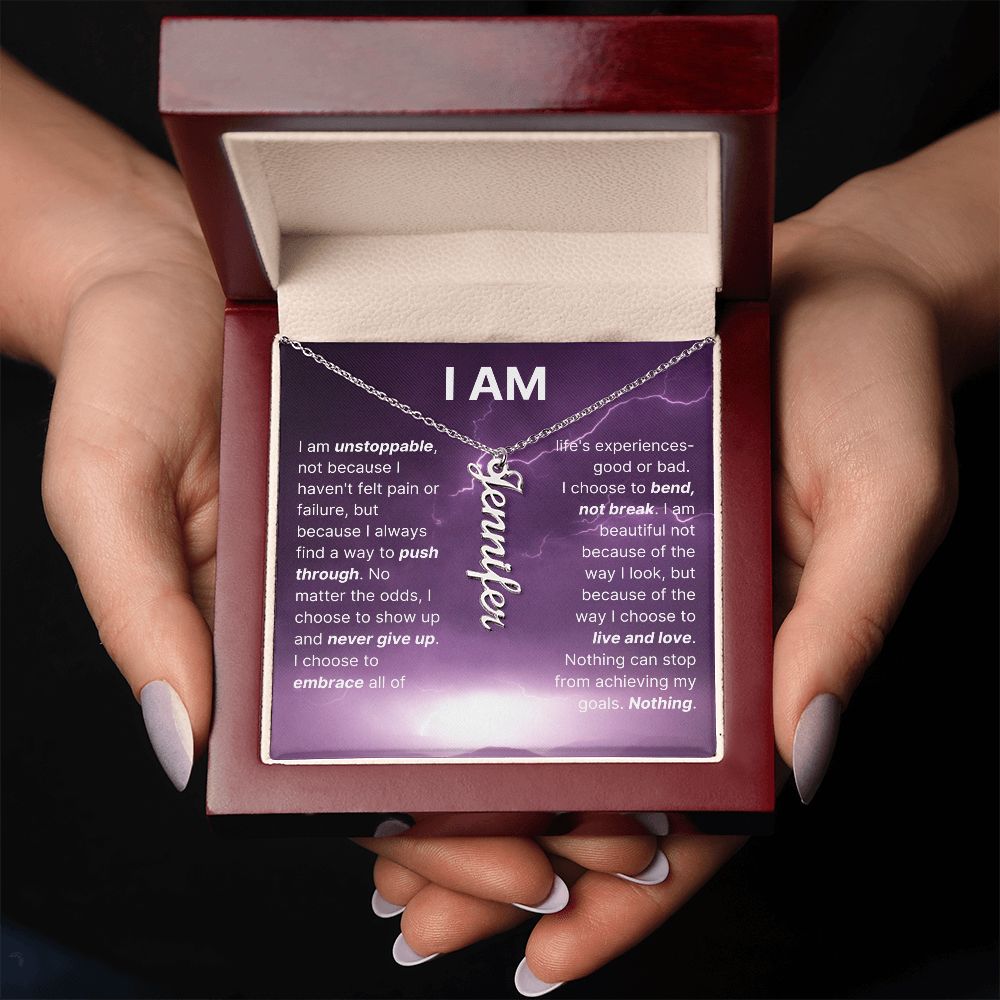 The "I Am" Necklace - I Am Unstoppable