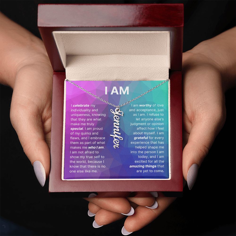 The "I Am" Necklace - A Celebration Of You