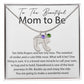 Miracle To Call Your Own - Engraved Baby Feet With Birthstone