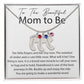Miracle To Call Your Own - Engraved Baby Feet With Birthstone