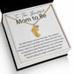 Miracle To Call Your Own - Engraved Baby Feet With Birthstone