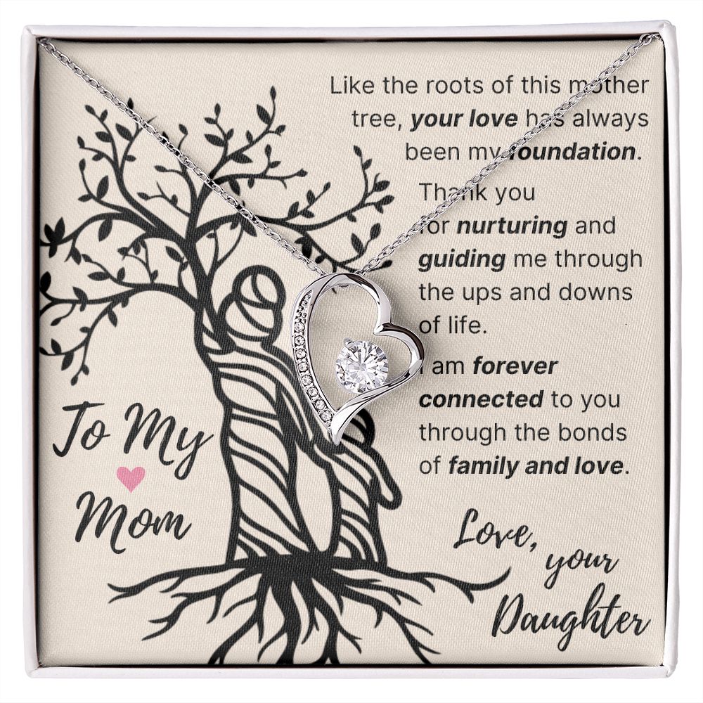 Forever Connected - Forever Love Necklace For Mom