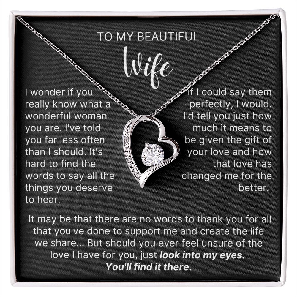 Gift Of Your Love - Forever Love Necklace For Wife