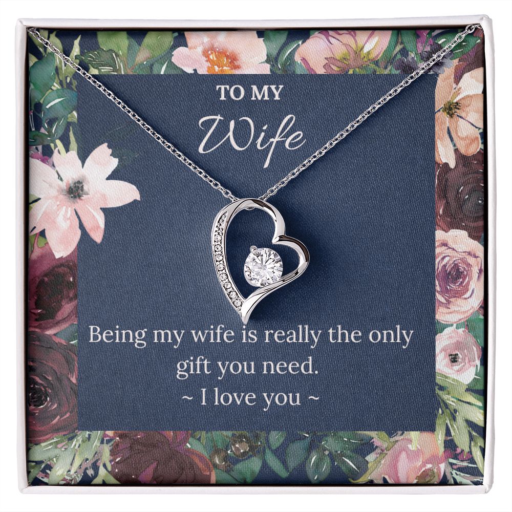 The Only Gift You Need - Forever Love Necklace For Wife