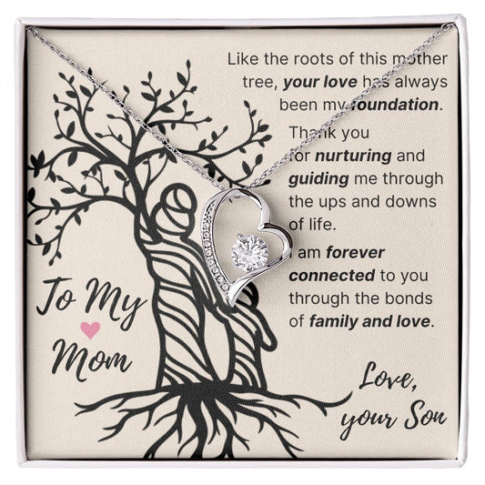 Your Love, My Foundation - Forever Love Necklace For Mom