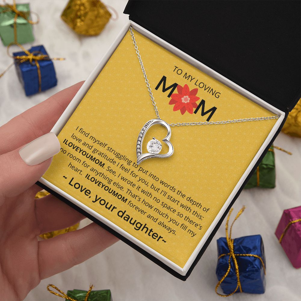 ILOVEYOUMOM - Forever Love Necklace For Mom