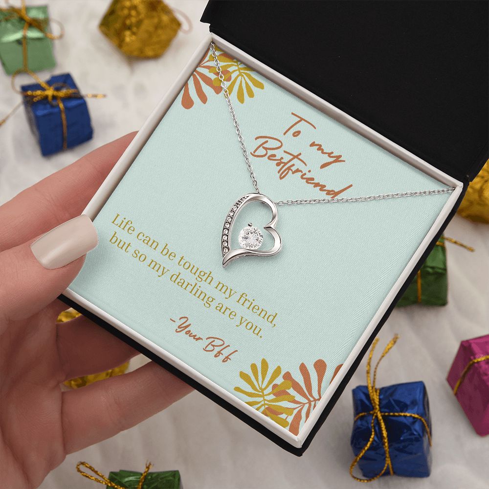 You Are Tough - Forever Love Necklace For Best Friend