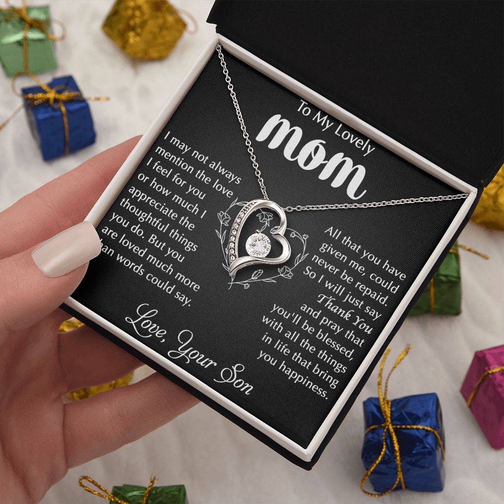 The Thoughtful Things You Do - Forever Love Necklace For Mom
