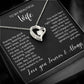 Trust In Love To Show Us The Way - Forever Love Necklace For Wife