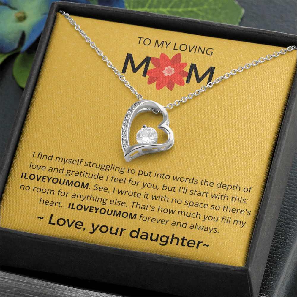 ILOVEYOUMOM - Forever Love Necklace For Mom