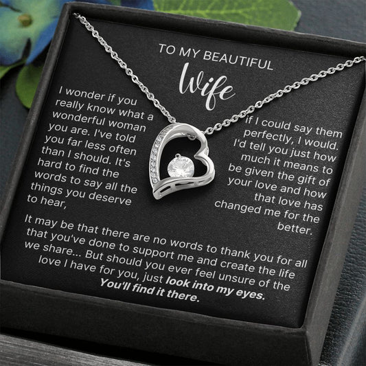 Gift Of Your Love - Forever Love Necklace For Wife