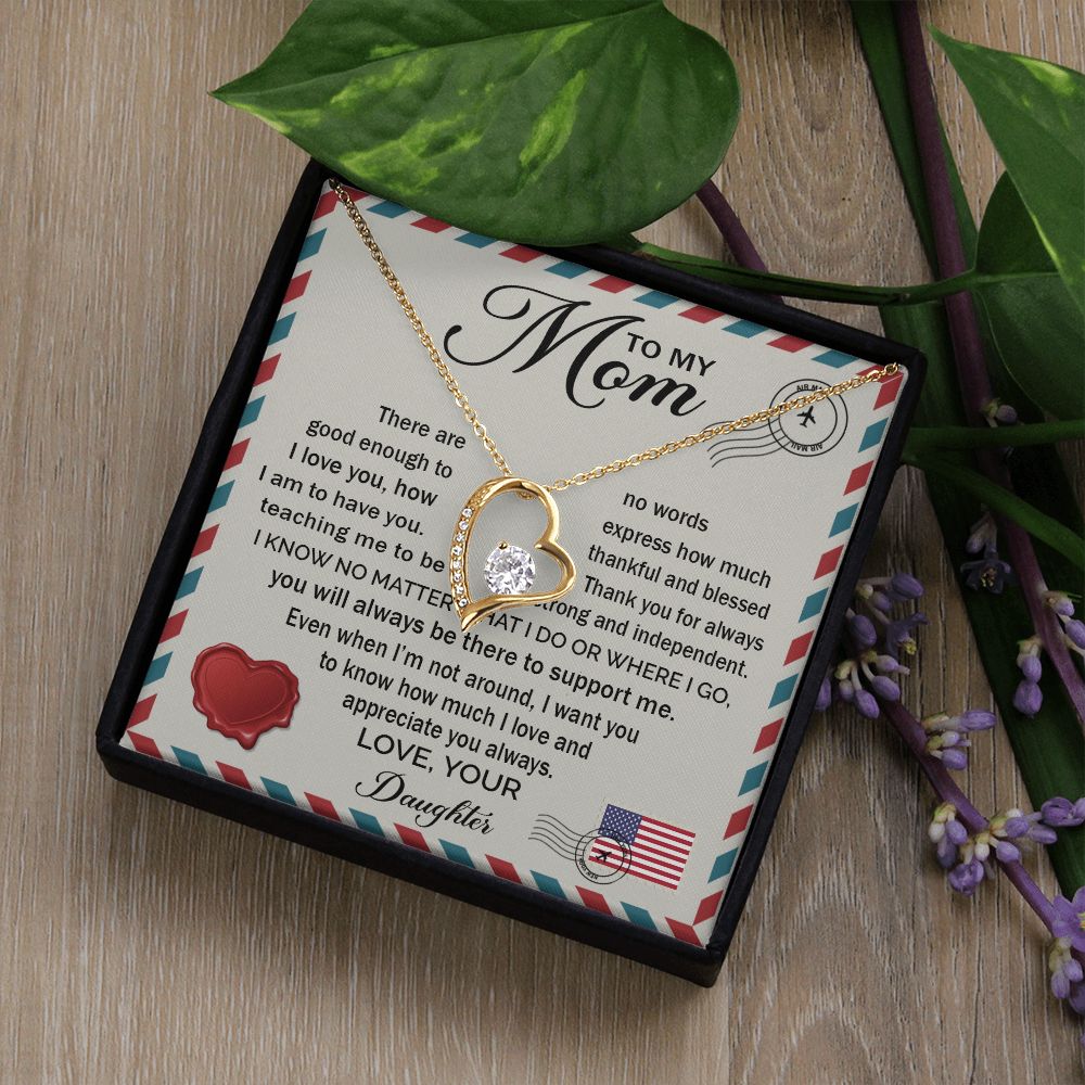 Love And Appreciate You Always - Forever Love Necklace For Mom