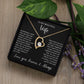 Always Worth The Wait - Forever Love Necklace For Wife