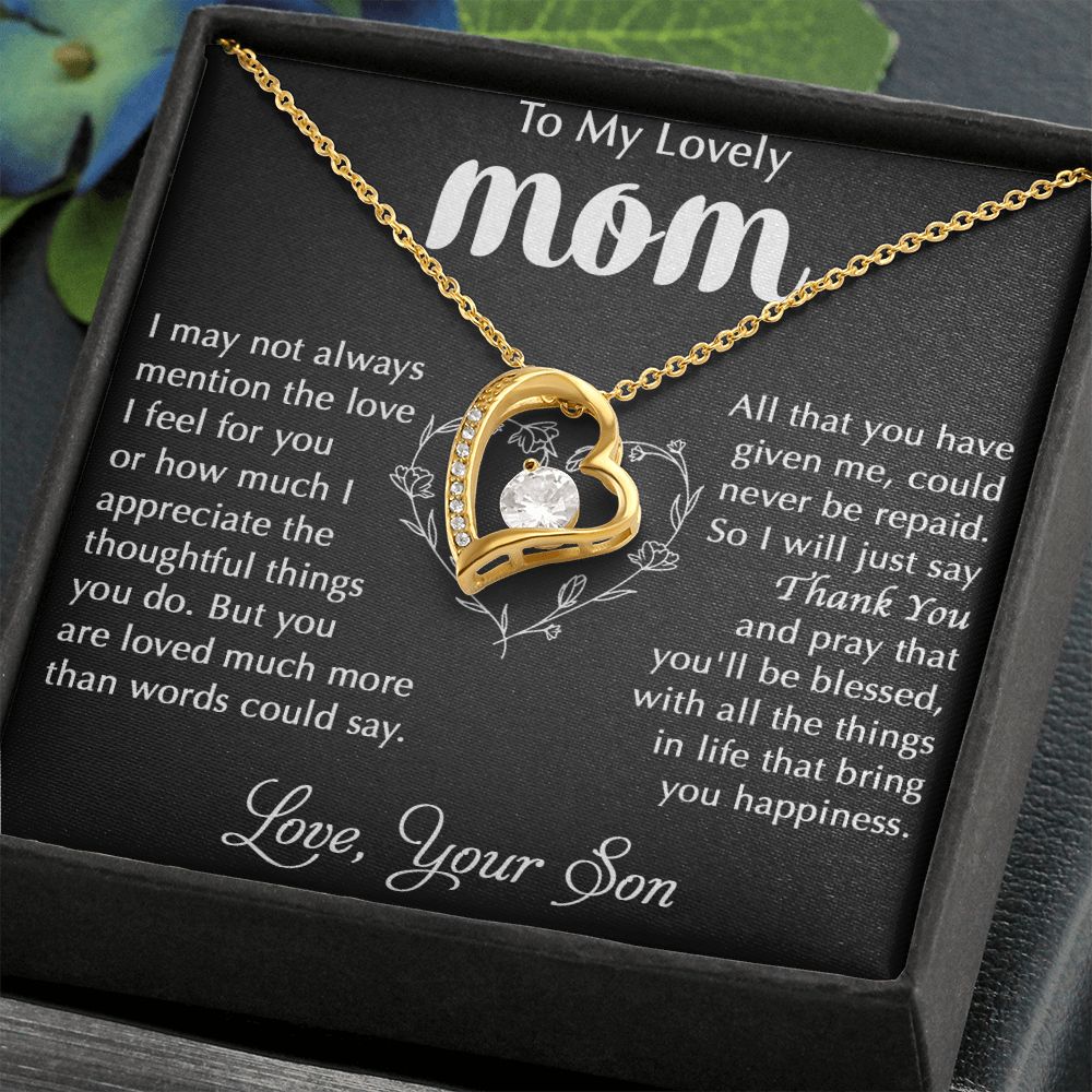 The Thoughtful Things You Do - Forever Love Necklace For Mom