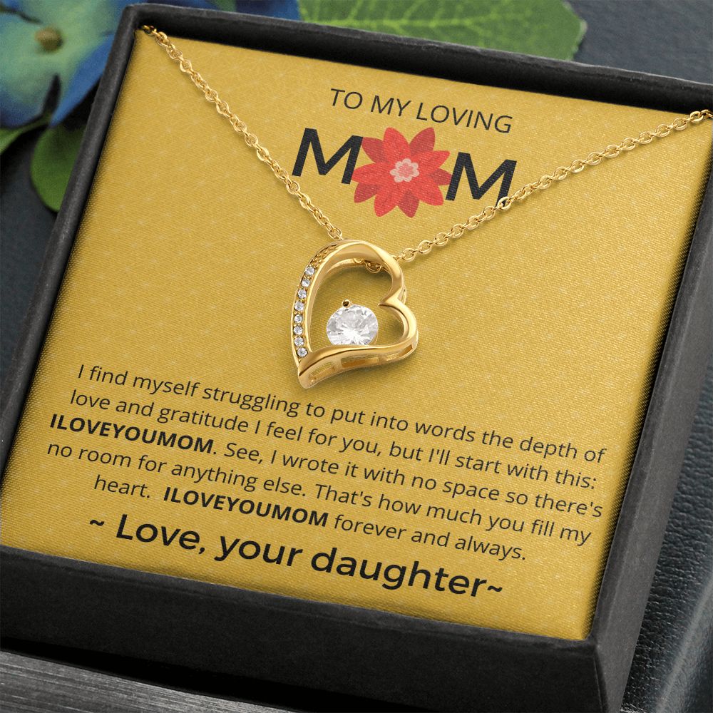 ILOVEYOUMOM - Forever Love Necklace For Mom