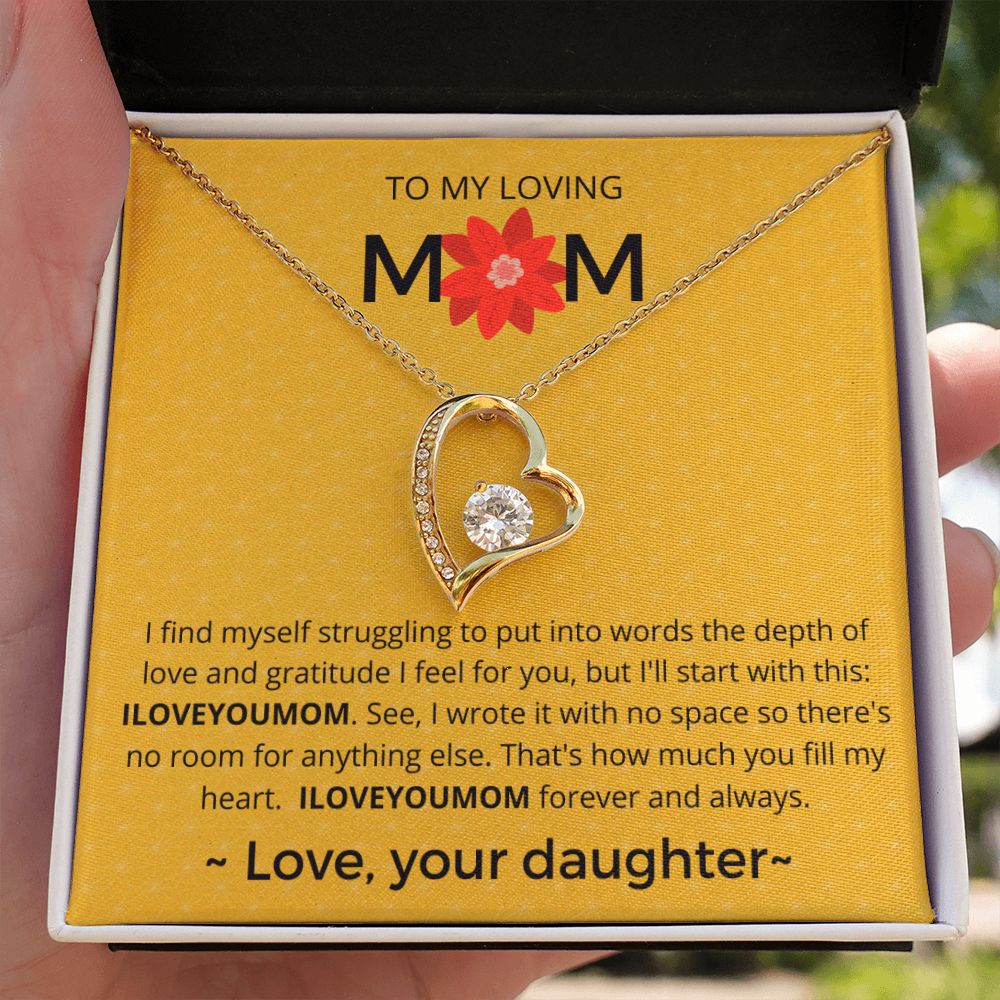 ILOVEYOUMOM - Forever Love Necklace For Mom