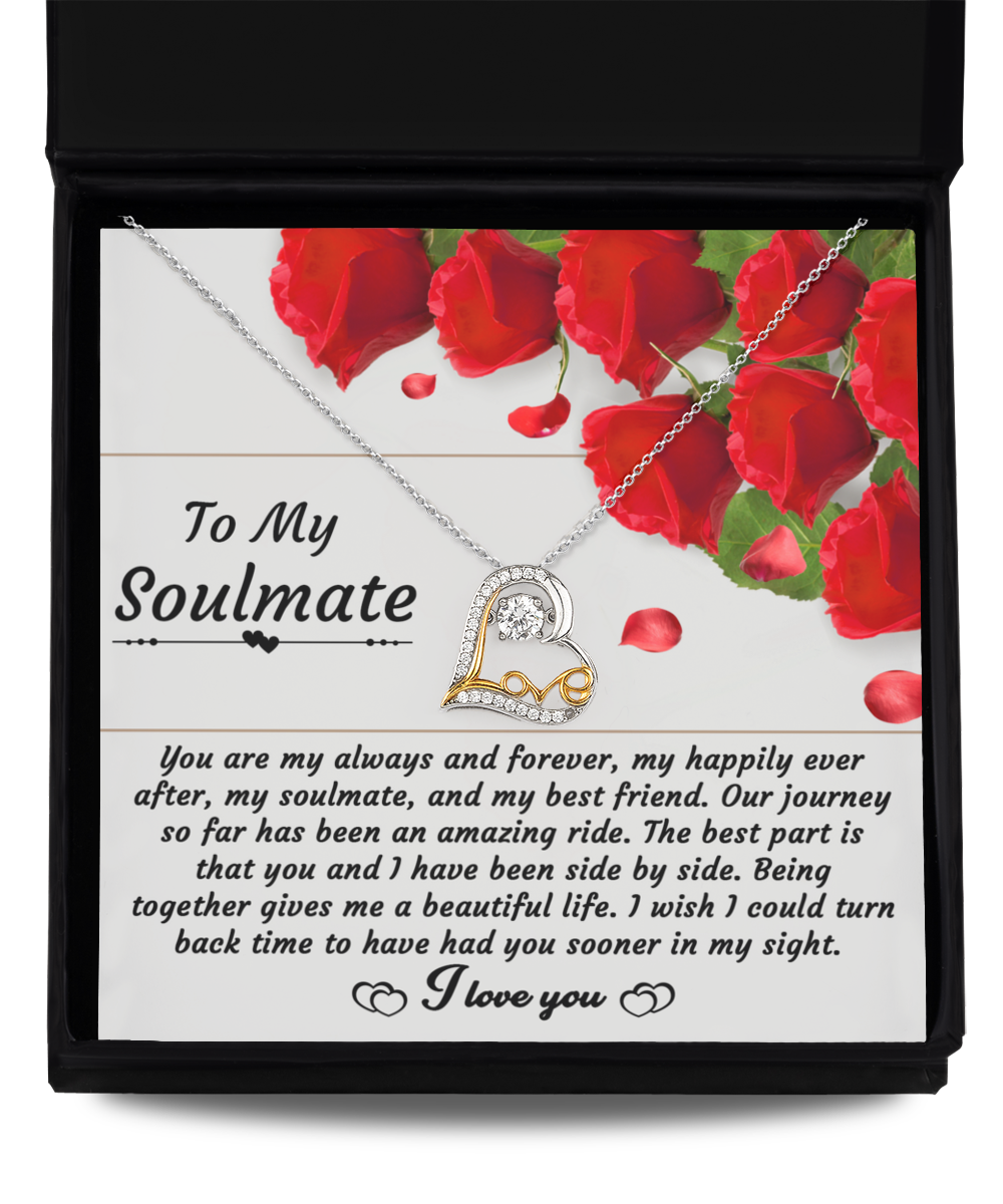 Side By Side - Dancing Love Necklace For Soulmate