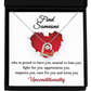 Unconditionally - Love Dancing Necklace For Your Special Someone