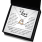 No Matter How Far Apart - Love Dancing Necklace For Her