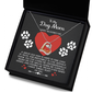 Unconditionally - Love Dancing Necklace For Dog Mom For Valentine's Day