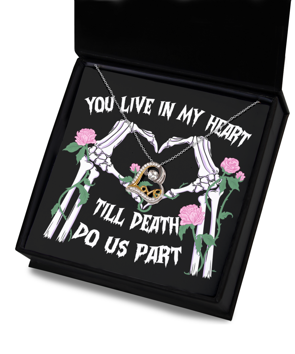 You Live In My Heart - Love Dancing Necklace
