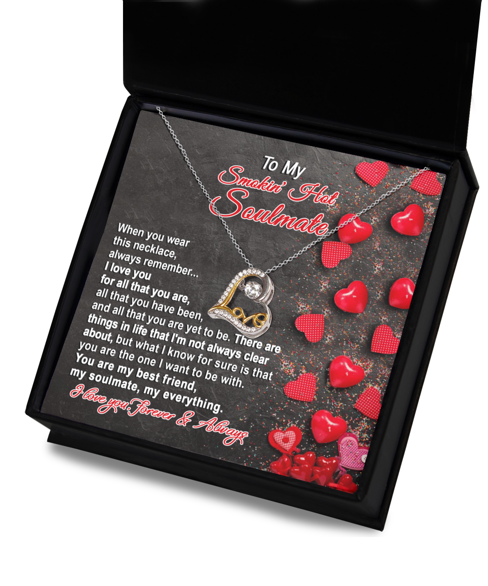 The One I Want To Be With - Love Dancing Necklace For Soulmate