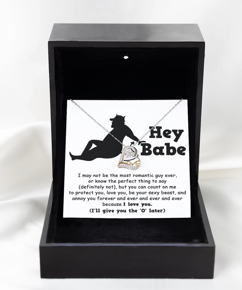 Hey Babe - Love Dancing Necklace For Your Babe