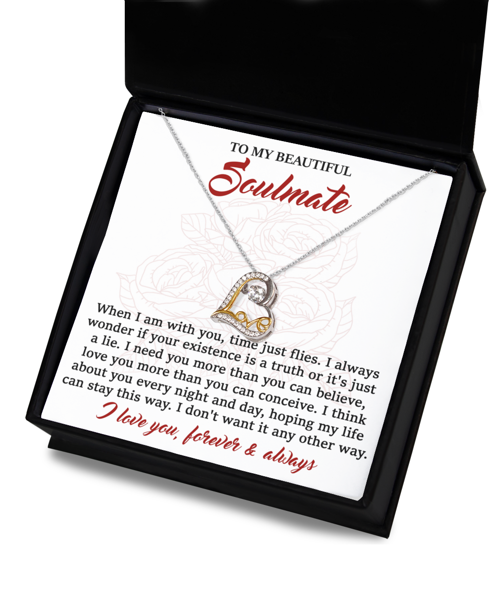 Don't Want It Any Other Way - Love Dancing Necklace For Soulmate