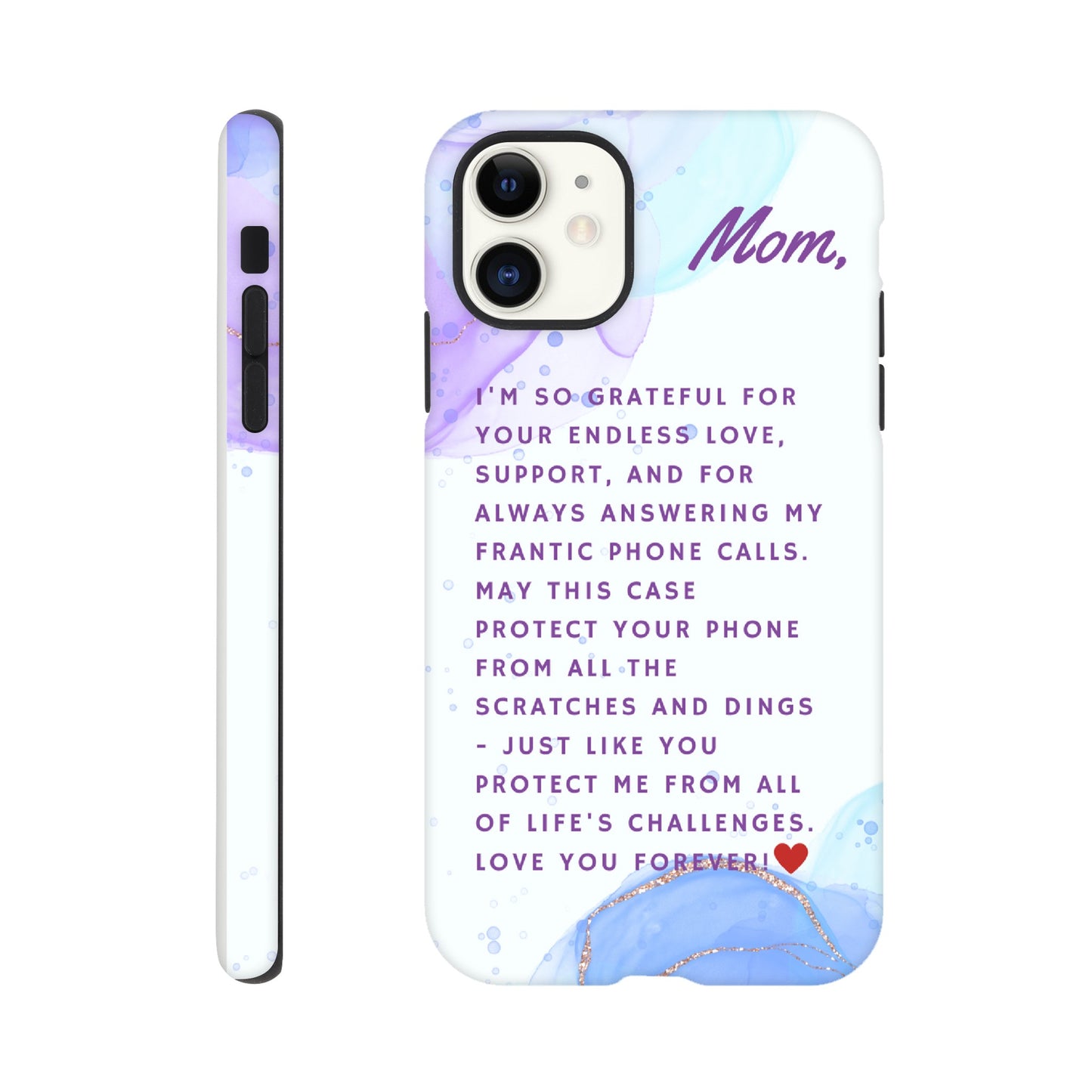 Endless Love and Protection Tough Case For Mom (For iPhone)